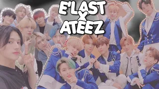 e'last being ateez fanboys for 13 mins straight