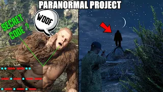 WHY IS THE FAKE BIGFOOT BARKING? SECRET MORSE CODE? COORDINATE? #2 GTA V Myths - PARANORMAL PROJECT