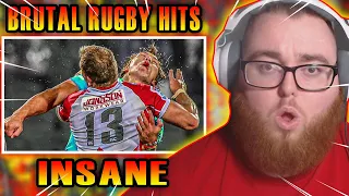 Basketball Fan REACTS To Spine Shattering Rugby Tackles | The Best Rugby Tackles, Big Hits & Defense
