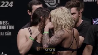 UFC 224: Mackenzie Dern, Amanda Cooper Have Heated Weigh-in Staredown - MMA Fighting