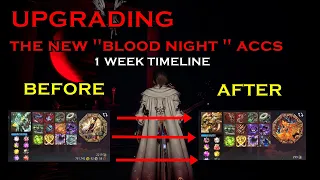 [Blade & Soul] upgrading Blood Night Accs, Battalion Weapon, SS , Badge & more. *No Voice*