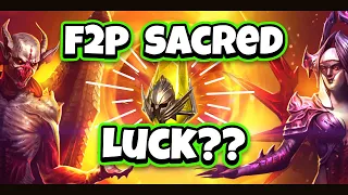 F2P Sacred Shard Time!!!!  Raid: Shadow Legends