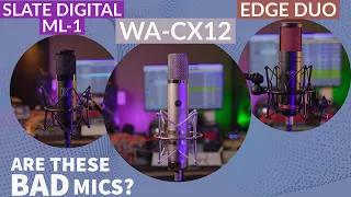 Do Clone & Emulation Mics SUCK? Slate Digital ML-1 vs Warm Audio CX-12 vs Edge Duo MMP: Ep 34