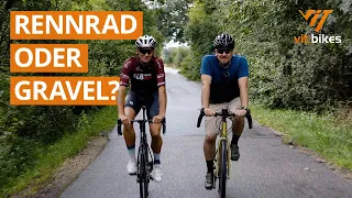 Gravel vs. Rennrad - Was ist der Unterschied? 😮🚴‍♀️ Für wen ist was?