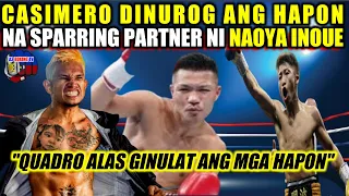 CASIMERO PINISAK ang KNOCKOUT ARTIST na KA-SPARRING ni NAOYA INOUE