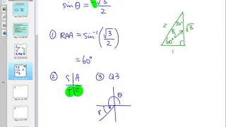 MCR3U - Trig 08vt - Solving Trig Equations