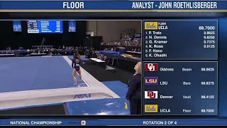 Katelyn Ohashi 2019 Floor at NCAA Finals 9.950