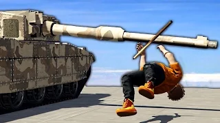 THE WORST WAY TO BE KILLED BY A TANK!? (GTA 5 Funny Moments)