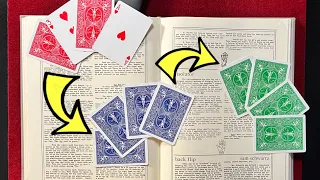 Make Cards “BACK FLIP” Color Changing Card Trick Tutorial
