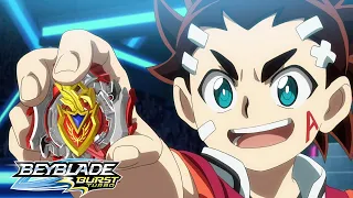 BEYBLADE BURST TURBO Episodio 15: ¡Juicio de Fuego! ¡Derrota a Lui!