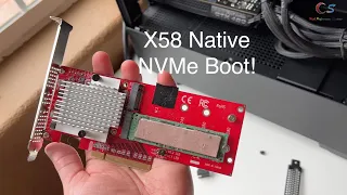Intel X58 Native NVMe Booting is here! Part 2 of X58 Build in 2023