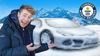 Ich baue einen LAMBORGHINI aus SCHNEE ❄️ (Weltrekord)