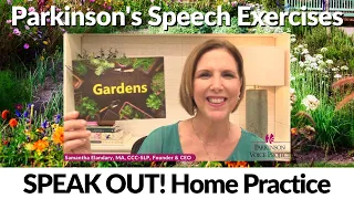 5/14/2024 Parkinson's Speech Exercises: Gardens (Replay)