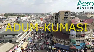 Drone View of New Developments in Adum-Kumasi || Ghana