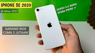 CUMA 3 JUTAAN DAPET CHIPSET SETARA IPHONE 11! Unboxing iPhone SE 2020 di tahun 2023