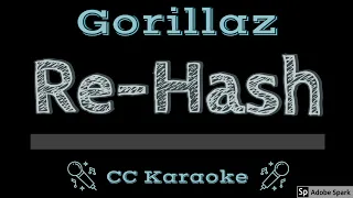 Gorillaz • Re-Hash (CC) [Karaoke Instrumental Lyrics]