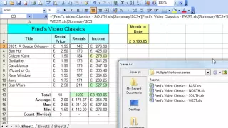 Microsoft Excel Tutorial for Beginners #34 - Multiple Workbooks Pt.1 - Calculations