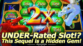 This Slot is a Hidden Gem! NEW River Dragons Sapphire and Jade Slot Machines! Fun, Winning Session!