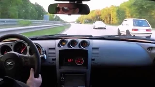 SLEEPER GOLF MK1 smokes Porsche GT3 and 350Z on the Autobahn