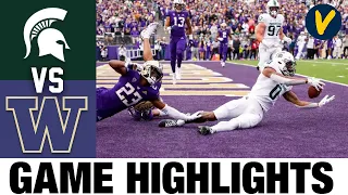 #11 Michigan State vs Washington | 2022 College Football Highlights