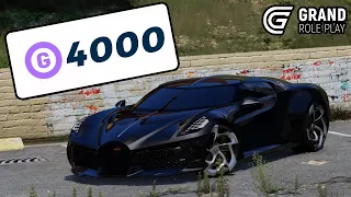 Spending 4000 GC Trying to Win a Bugatti in Grand RP...