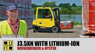 J3.5XN Electric Forklift Truck with Lithium-ion Battery - HysterⓇ