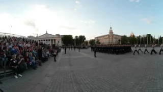 Панорамное видео: Генеральная репетиция Парада Победы в Воронеже 7 мая 2017