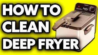 How To Clean Presto Profry Deep Fryer (2024)