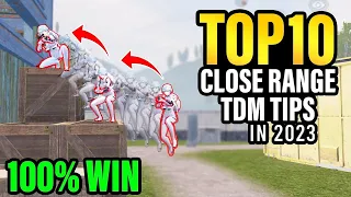 Best 10 Close Range TDM Tricks To WIN EVERY MATCH | PUBG MOBILE  /  BGMI