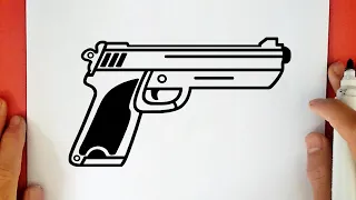 COMO DESENHAR UMA PISTOLA