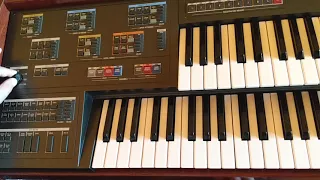 Electronic organ YAMAHA ELECTONE MC-400, Auto rhythm (Электроорган Ямаха Электон МЦ-400, Авто ритм)