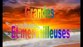 Grandes  et merveilleuses  par colette  de Jacques  thiboutot karaoke