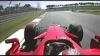 Formula 1 Raikkonen Onboard Malaysia Sepang 2008