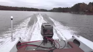 16 ft Grumman  paired with 50 HP motor.