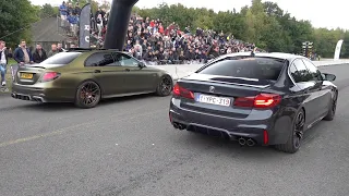 BMW M5 F90 vs BRABUS Mercedes-AMG E63 S 4Matic+