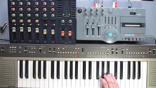 1983 Yamaha PS-55 and 4 Track Tape Synthwave Jamuary Day 26