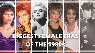 Top 5 Biggest Female Albums of Each Year (1980 – 1989)