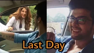 Latest Offscreen videos of Maya and Arjun from the sets of Beyhadh on last episode or ❤