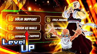 A PERFECT F2P EZA! LEVEL 10 LINKS 100% RAINBOW STAR EZA MASTER ROSHI & TIEN! (DBZ: Dokkan Battle)