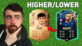 Higher or Lower Decides My FIFA Team...