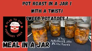 Beef and Sweet Potato Stew ! Meal in a Jar ! Plan to Can Collaboration !