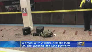 Man Attacked With Knife On Red Line Platform