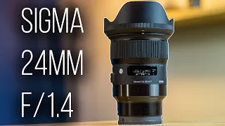 Sigma 24mm f/1.4 Art Unboxing and First Impressions (MORE Than Just a 24mm Lens) - Sony A7III