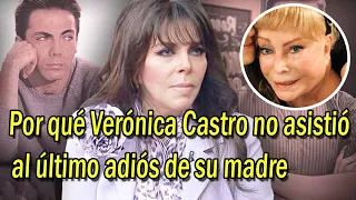 La razón por la que Verónica Castro no asistió al último adiós de su madre