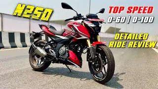 New Pulsar N250 Detailed Ride Review | 0-60 / 0-100 | Top Speed | Buy Or Not ?