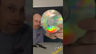 Using a #cd as a #diffraction grating. #lasers #physics #science #physicstok #sciencetok