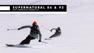 The 2017 LINE Supernatural 86 & 92 Skis - Freeride Fun for Hardpack