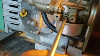 Tecumseh carb surging on a generator.