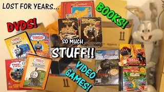 I FOUND SOME OLD STUFF! (Unboxing DVDs, Video Games, Books and more!)