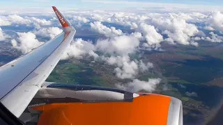 Sunny Skies! | EasyJet Airbus A320 takeoff from Edinburgh Airport